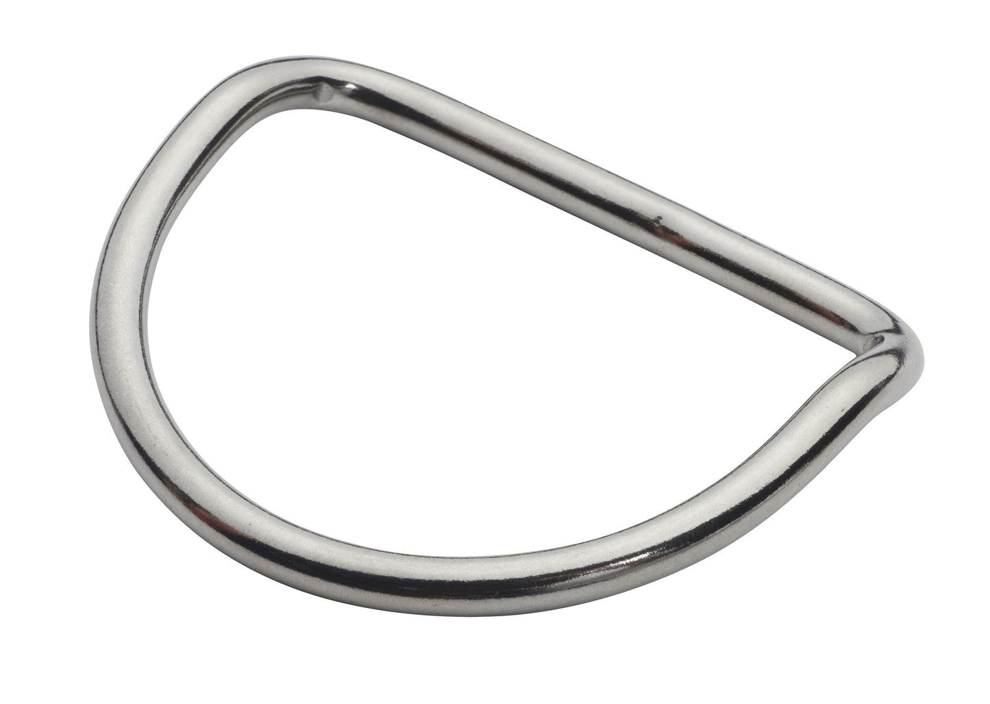 D-Ring 2" (5 cm) Stainless Steel, ~ 45° bend