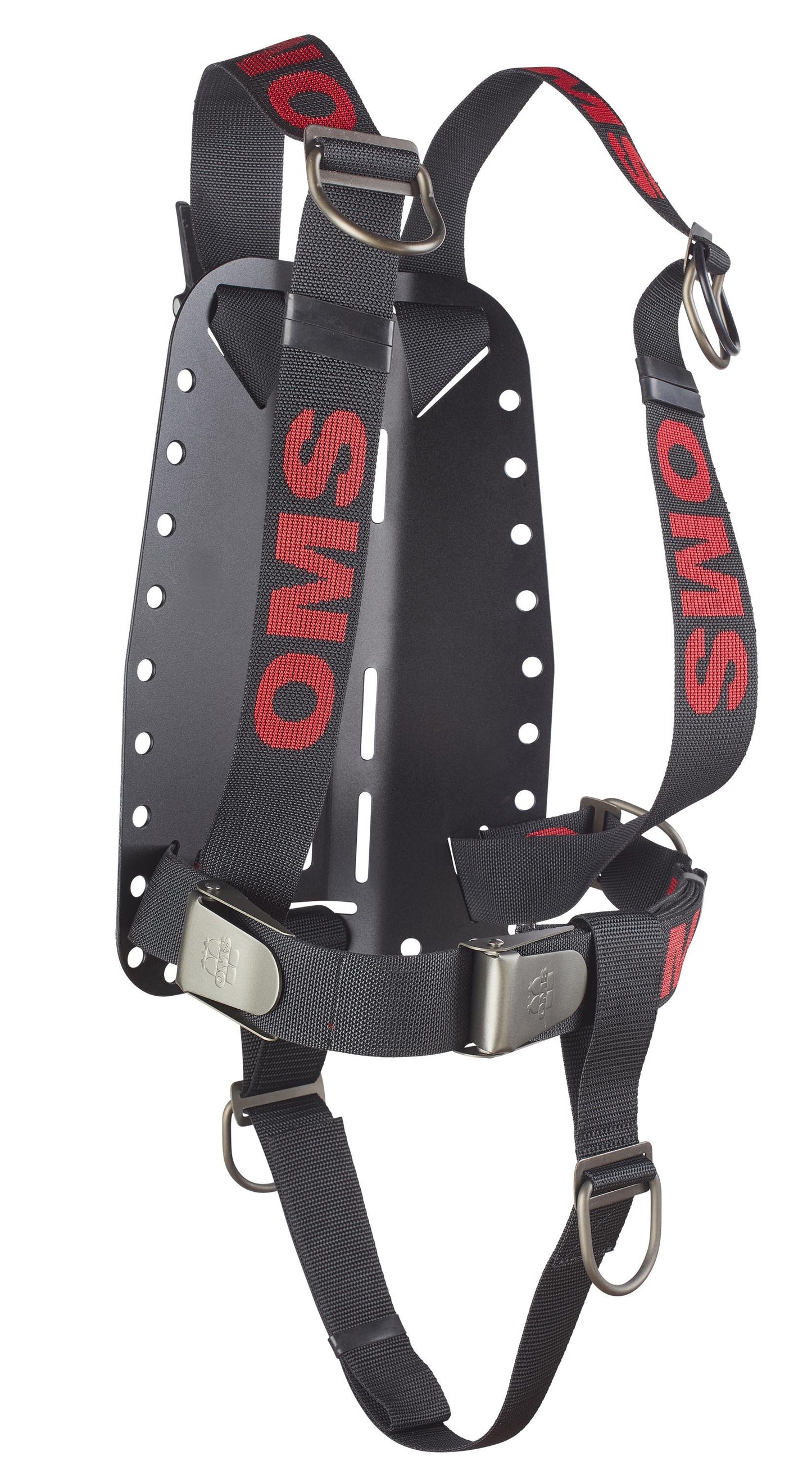 OMS AL Backplate with Complete Continuous Weave (DIR) Secure Harness & Crotch Strap