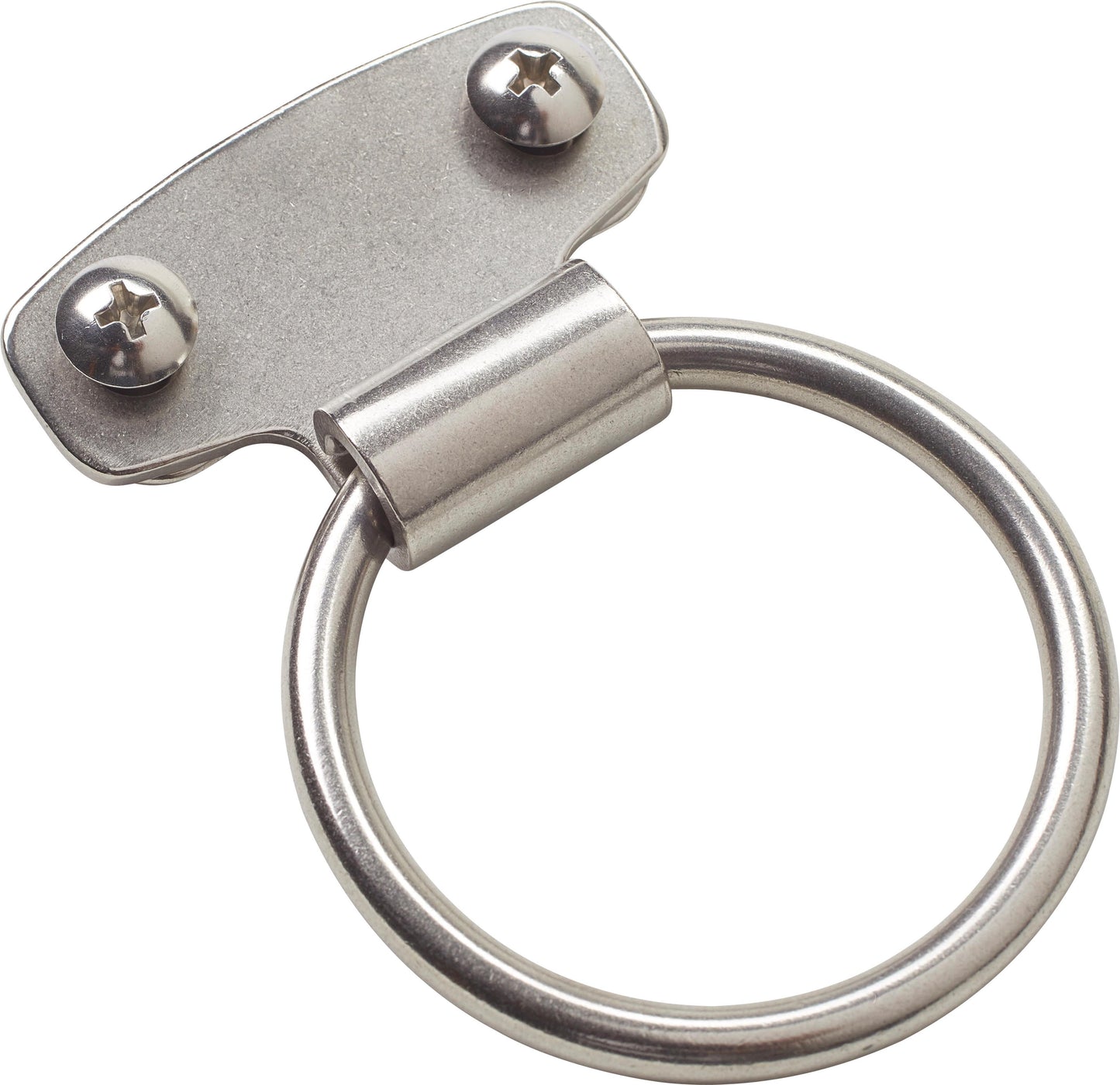 PS SS D-ring Assembly w/ Counter Plate and Screws