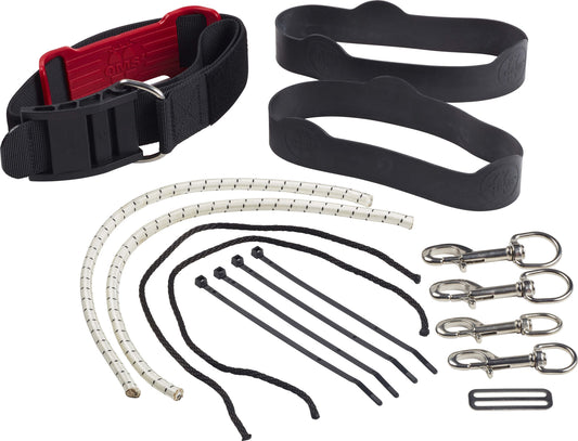 OMS SM Rigging Kit (includes 1 Cam Band, 1 Triglide, 2 Bolt Snaps (4.5") with Cord & 2 OMS Rubber Bands)
