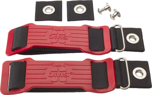 Mounting Straps Set (attaches to backplate), for Cylinders with 2.5" / 60 mm diameter or less/6 cf tank